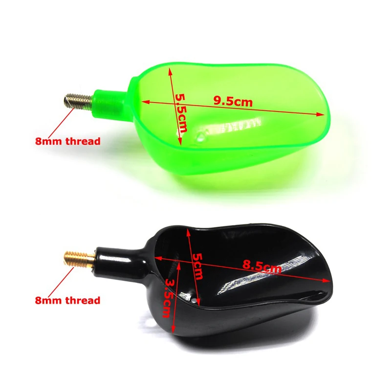 1 шт. прочная пластиковая приманка кастинговый ковш для кормления частиц Буйлов