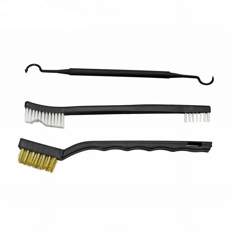 7pce/комплект двойной головкой проволочная щетка + набор крючков для универсальная