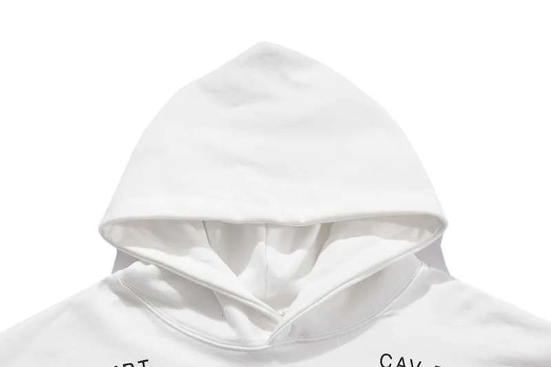 

CE CAV heavy industry printed sweater Street loose sun never sets multi layer stitching printed Hooded Sweater