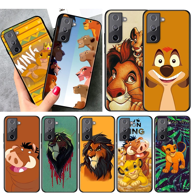 

Disney Cartoon Animation The Lion King For Samsung S21 S20 FE S22 Ultra Pro Lite S10 5G S10E S9 S8 S7 S6 Edge Plus Phone Case