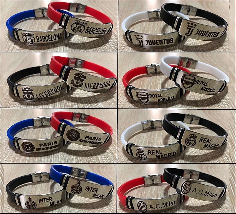 Футбольные браслеты со звездами знаменитого футболиста бекхема Месси из