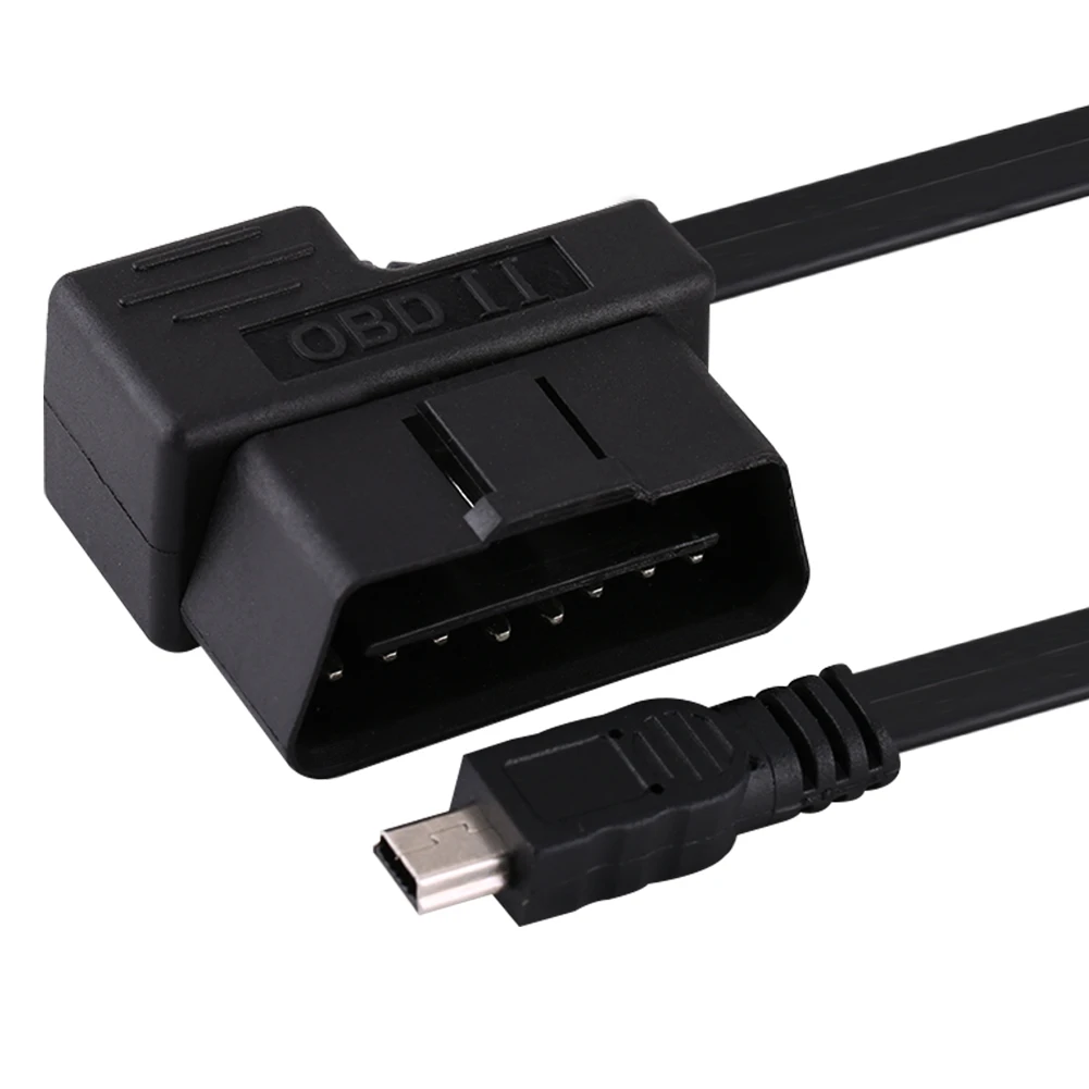 Автомобильный OBD2 EOBD 16pin диагностический OBD II для мини USB кабель удлинитель адаптер