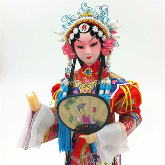 Китайская традиционная шелковая фигурка ручной работы коллекционная китайская