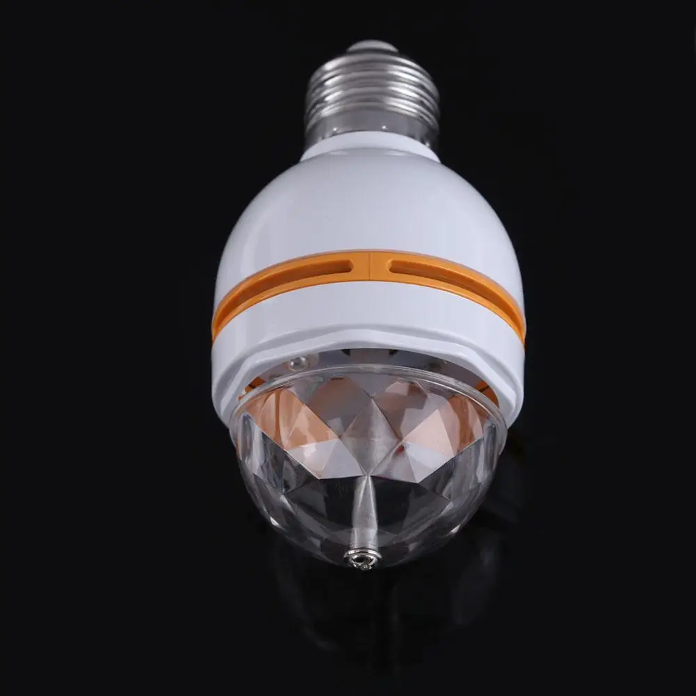 

New E27 Colorful RGB LED Rotating Stage Disco Crystal LED Bulb Lamp Light