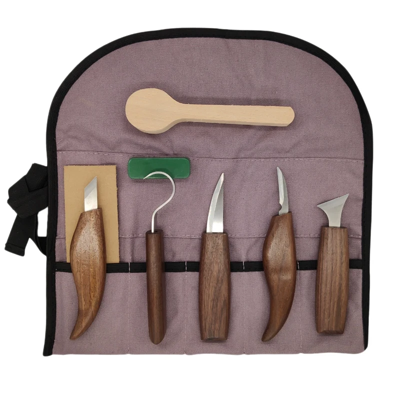 

9 Pcs Woodcarving Tools Woodworking Woodcarving Kits Including Woodcarving Knives Carving Tools DIY Kit for Beginners