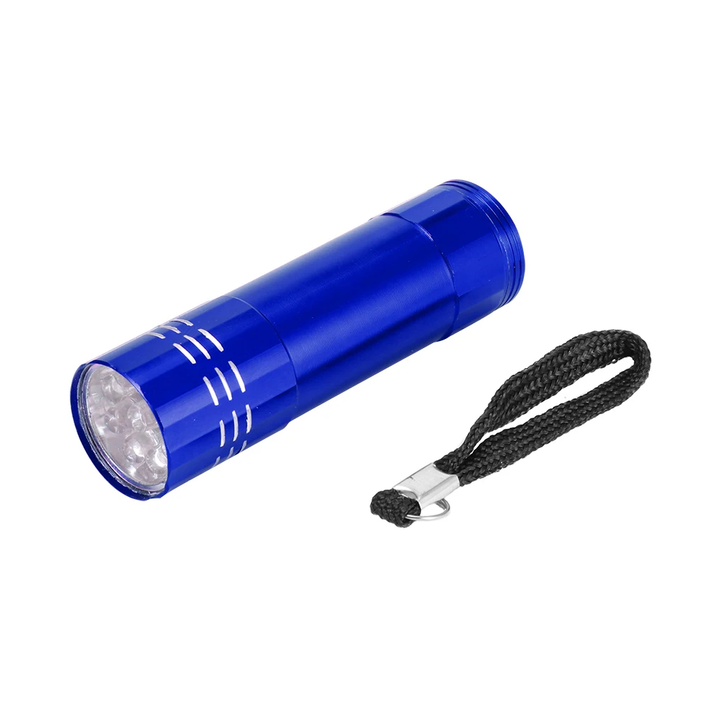 9 Светодиодный УФ светильник Ультрафиолетовый фонарь Мини профессиональная