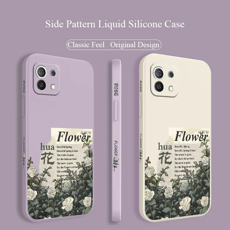 

Oil Painting Roses Case For Xiaomi Mi11 lite Ultra 11i 10T 9T Pro Lite 10 10S 9 8 lite Pro Poco F2 X2 F3 Pro Phone Back Cover