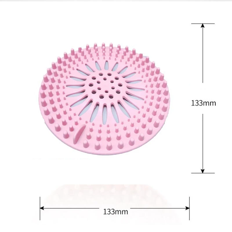 

4 Pack Shower Hair Filter Sink Drain Hair Stopper Catcher Shower Drain Covers Bathroom Accessories Bathtub Sewer Sink Strainer