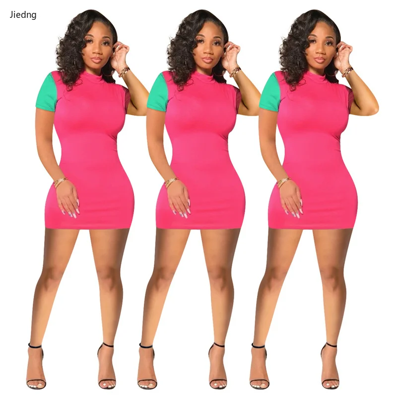 

2021 сексуальное облегающее летнее однотонное Модное Элегантное мини-платье для отдыха и клуба