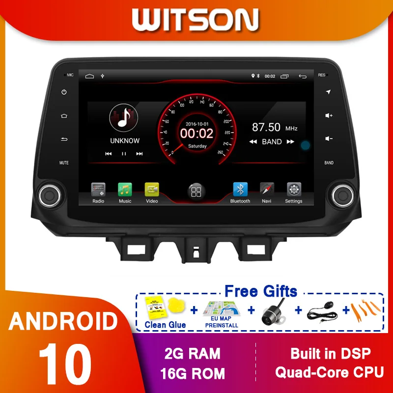 WITSON 9 &quotFULL HD сенсорный экран Android 10 0 Восьмиядерный Автомобильный GPS