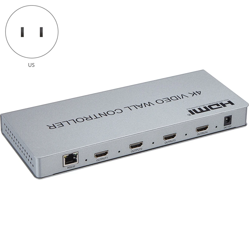 HDMI 4K видео стены Контроллер 2X2 процессор HDMI/DVI Вход Поддержка 8 режимов Дисплей с