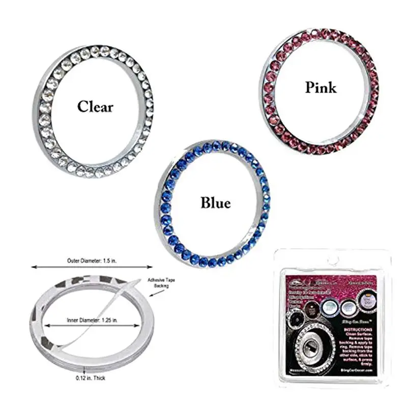 Украшение для автомобиля кристаллы стразы украшение кольцо эмблема наклейка