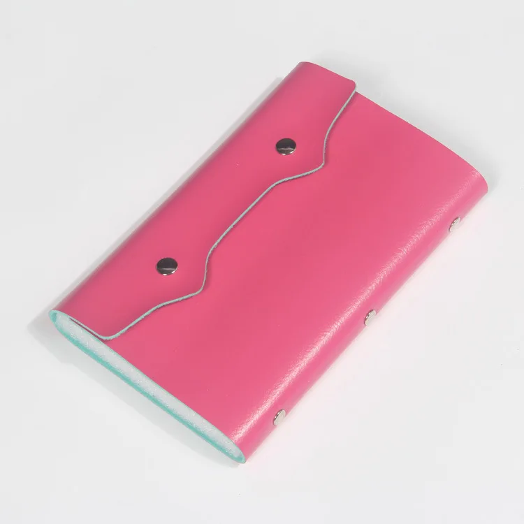 Чехол для визиток из ПУ кожи с 108 слотами вместительный многофункциональный