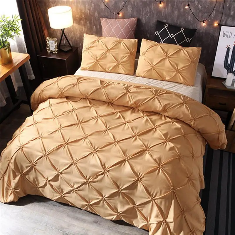 

Luxury Bedding Set gray Duvet Cover Sets Solid Color bedspreads King Bed Set double bed comforters No Sheet