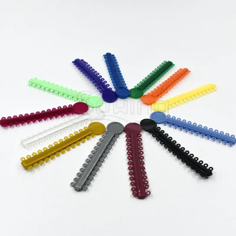 

40 pcs Dental Orthodontic Ligature Ties Elastic Rubber Tooth Dentist Tools Braces Teeth Orthodontics