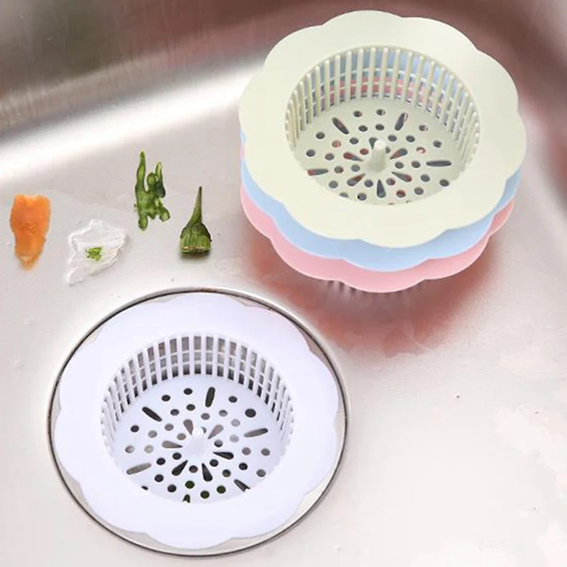 Flower Hollow Drainage Filter 4 Colors Efficient Kitchen Drains Sink Anti-blocking Garbage Isolation Bathroom | Обустройство дома