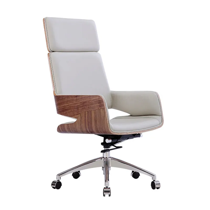 

Modern High-Back Bentwood Swivel Office Computer Chair Leather Conference Office Chair Home Furniture Game Chair Armchair Chairs