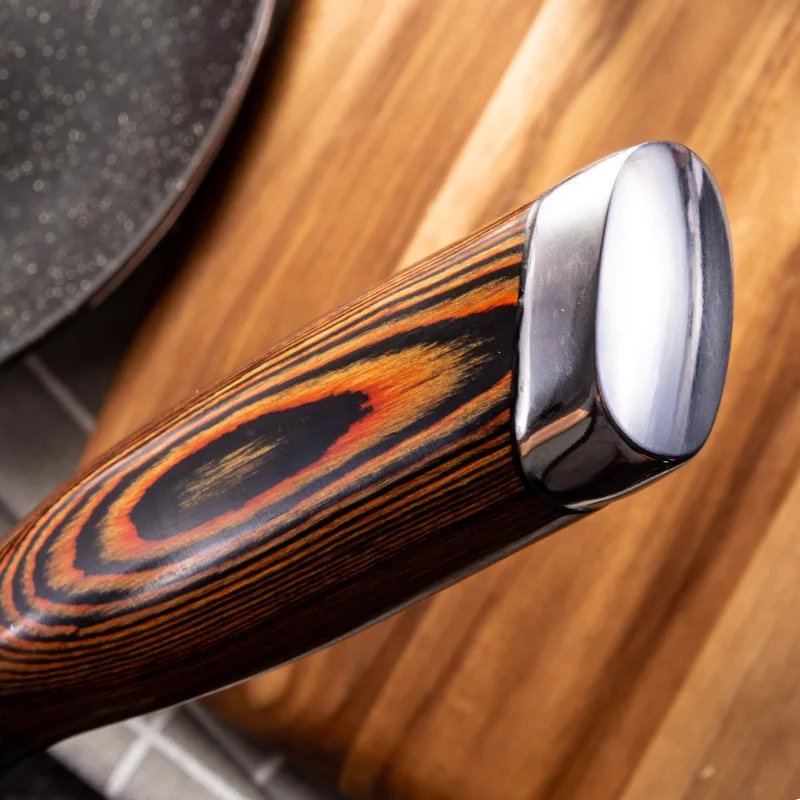 Черные кованые кухонные ножи CHUN кухонный нож ручной работы из нержавеющей стали