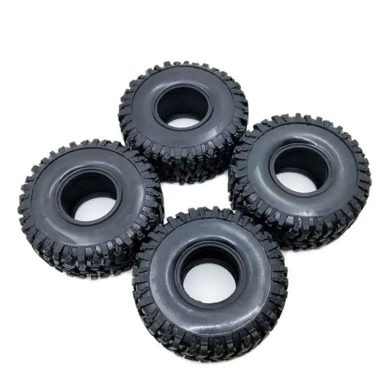 

4PCS 120MM 1.9INCH Rubber Rocks Tyres Wheel Tires for 1:10 RC Rock Crawler Axial SCX10 90047 D90 D110 TF2 TRX-4 634F