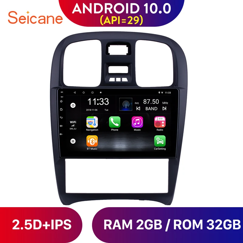 Автомагнитола Seicane с GPS 9 &quotHD Android 10 0 IPS Navi для Hyundai Sonata 2003 2009 поддержкой Carplay TPMS | Автомагнитолы -4000603793476