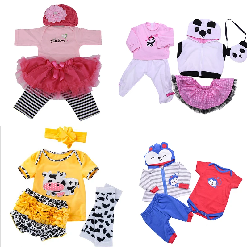 Bebe reborn doll одежда для 50 60 см мягкая силиконовая кукла куклы младенцев платье