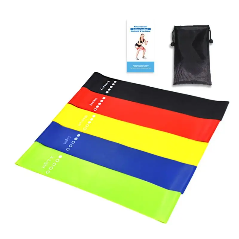

5 Packs Resistance Loop Bands, Resistance Exercise Bands for Home Fitness, Stretching, Strength Training, Physical Thera