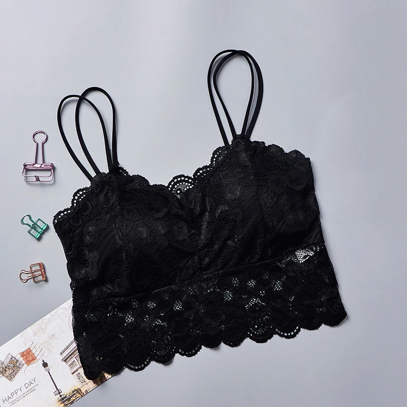 Новинка 2020 Женский бесшовный кружевной бюстгальтер пуш ап без косточек
