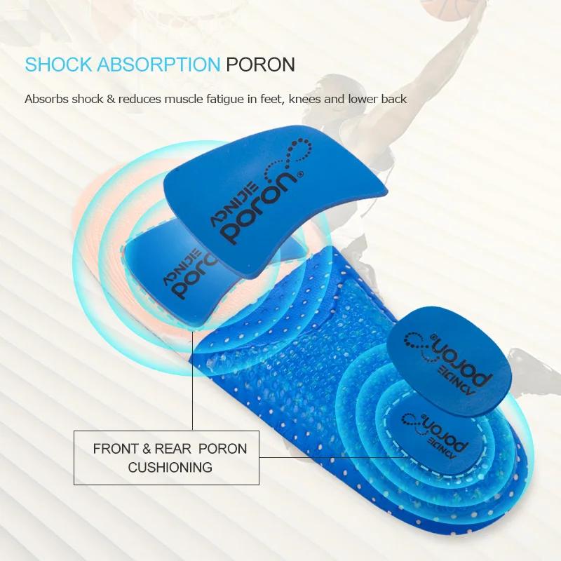 Полноразмерные стельки AONIJIE для бега атлетики подушка обуви и поддержка