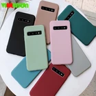Чехол для samsung galaxy s10 s9 s8 plus a50 a51 a71 note 8 9 10 s10e s11 lite s7 edge, чехол funda caps etui, тонкий мягкий чехол для телефона