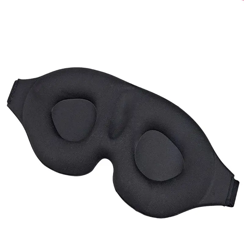 

H7JC Unisex 3D Sleep Eye Mask Soft Shade Cover Rest Relax Sleeping Blindfold Portable Travel Relieve Fatigue Eyeshade Eyepatch