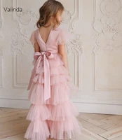 a line tiered girl dress