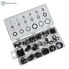 225 шт.кор. черное резиновое уплотнительное кольцо 18 Размер прокладка уплотнения уплотнительное кольцо комплект ассортименте уплотнения инструменты