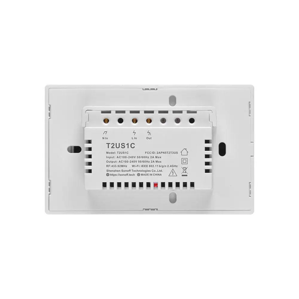 SONOFF WI-FI настенный выключатель 1/2/3 интеллигентая(ый) переключатель TX серия РЧ пульт дистанционного управления, настольная лампа, светодиодная лампа светильник переключатель умный дом Настенные переключатели