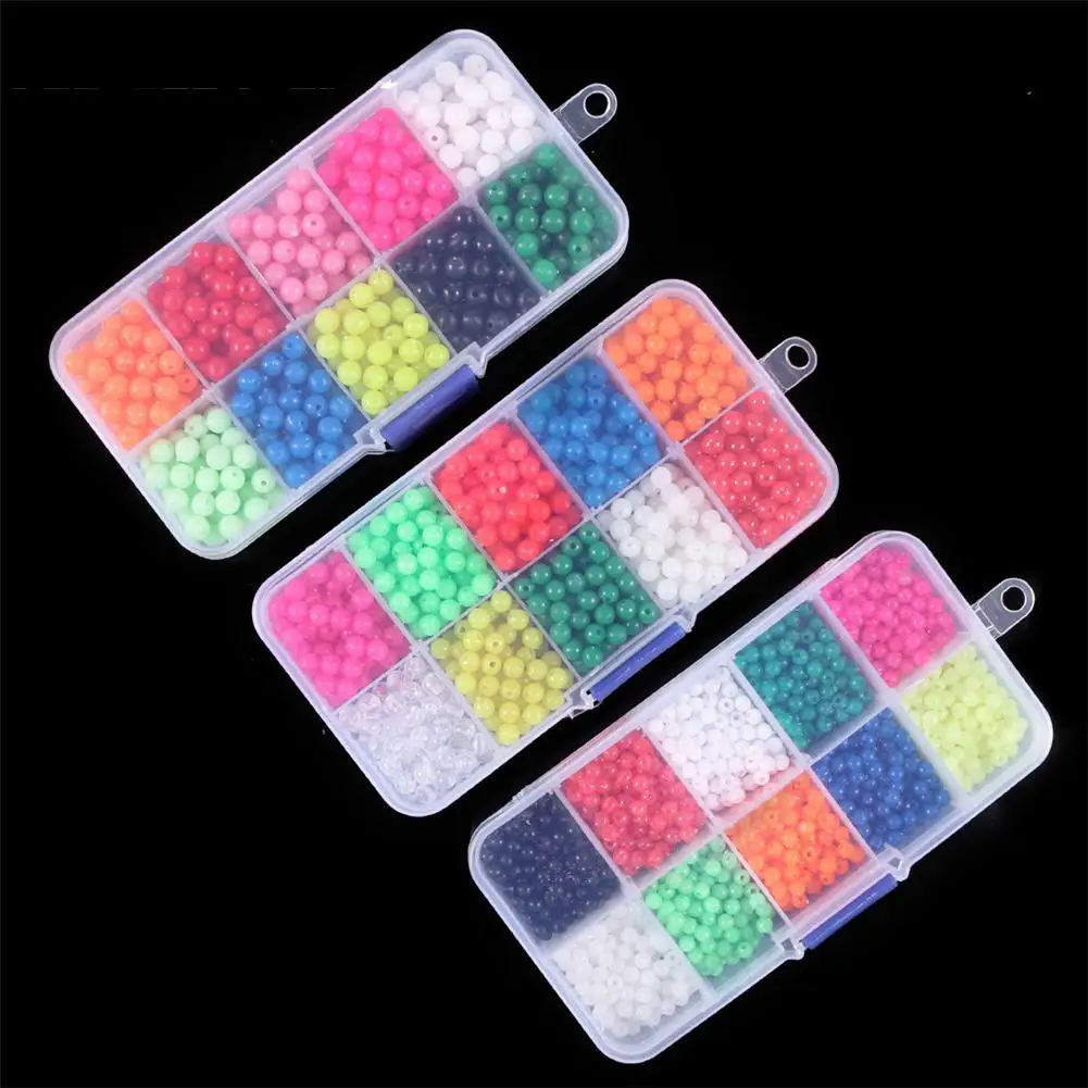 

4mm 5mm 6mm Luminous Beads Fishing Space Beans Round Float Balls Stopper For Sea Fishing Lure Accessories