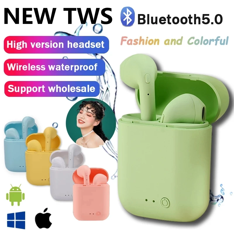 Беспроводные наушники Mini 2 Bluetooth водонепроницаемые спортивные для Huawei Iphone OPPO Xiaomi