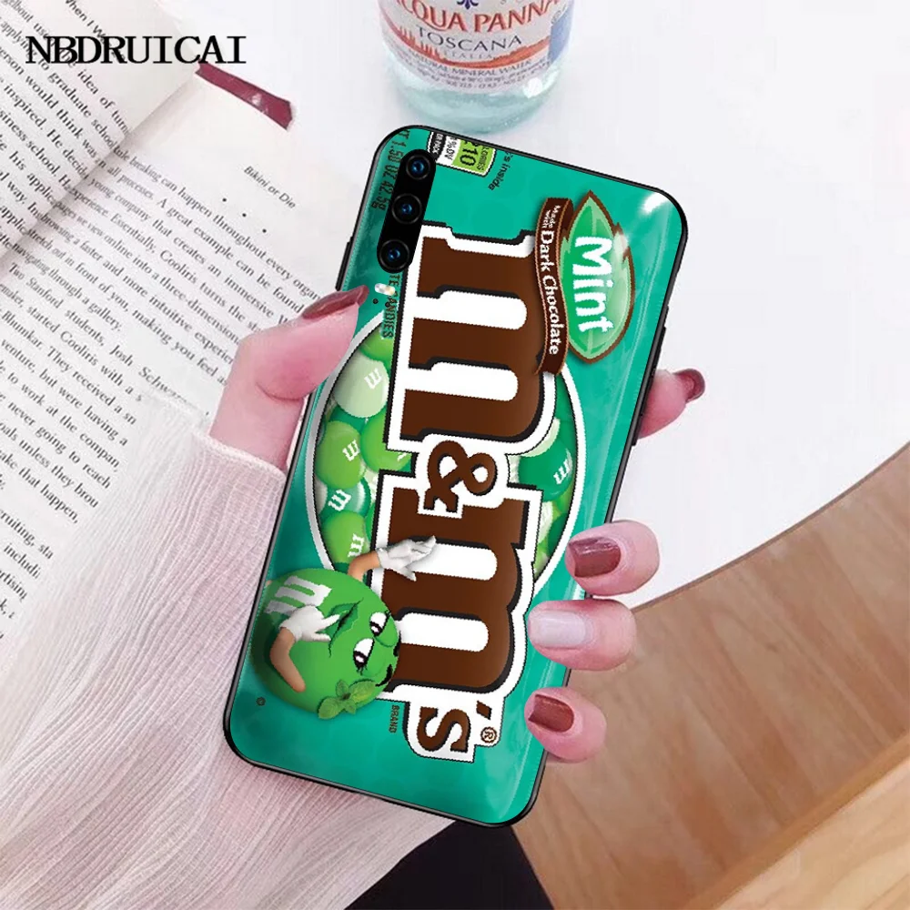 NBDRUICAI M & Ms чехол для телефона высокого качества с принтом шоколада Huawei Honor 20 10 9 8 8x 8c