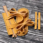 Комплект сумок ручной работы сделай сам, запасные части, сумки с замком снизу, сумка на молнии, ремешок, женский рюкзак