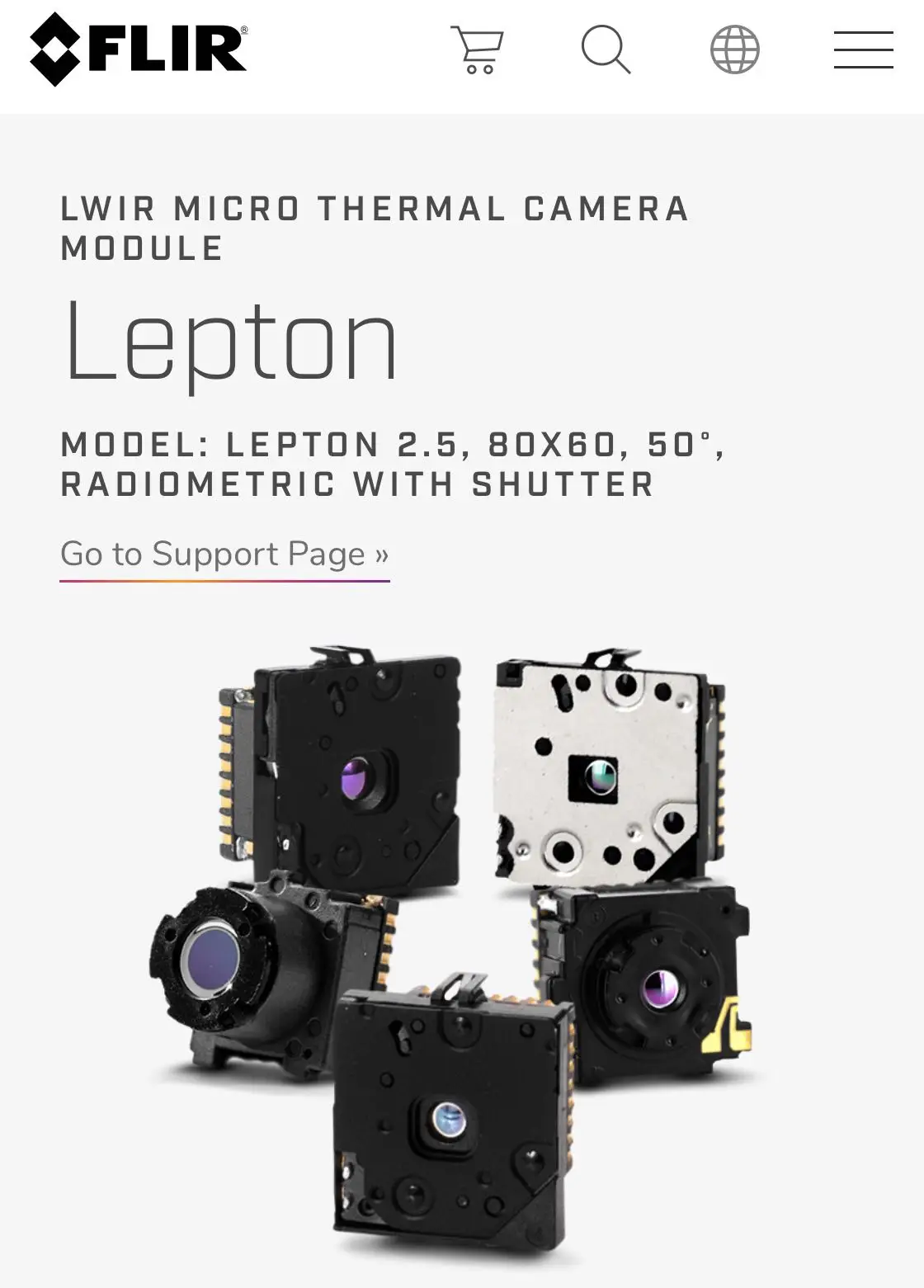 Flir leton 2,5 3,5 тепловизор температурная поддержка Raspberry Pi Openmv4
