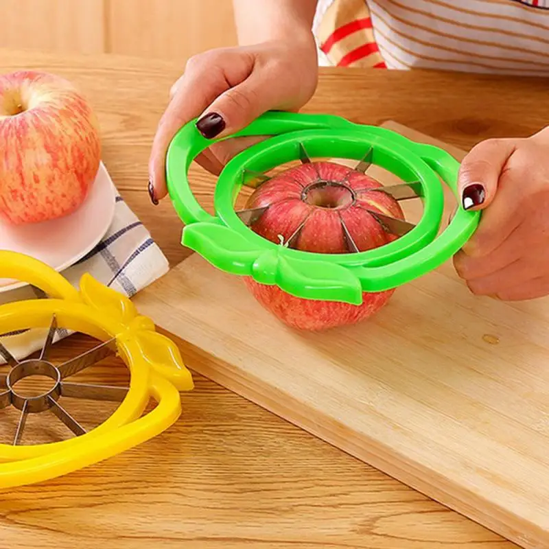 

Creative Kitchen Apple Slicers Corers Cutter Pear Fruit Divider Tool Handle Party Kitchen Vegetable Accessories Apple Peeler