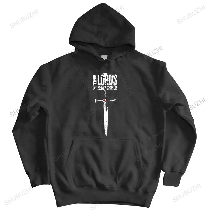 

Man black sweatshirt autumn fashion jacket hoody LORDS OF THE NEW CHURCH men's brand hoodies casual style pullover zipper