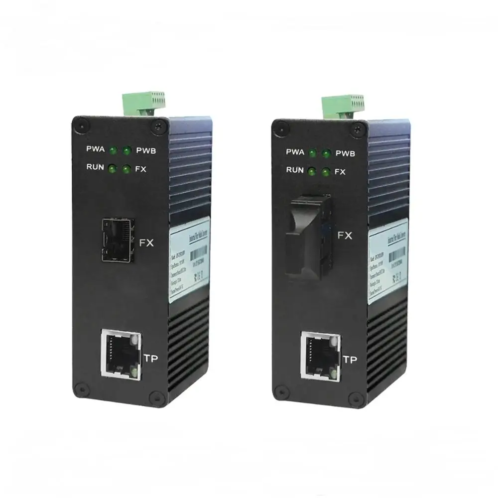 

Industrial 10/100M Single Mode 20KM Ethernet to SC Optical Converter