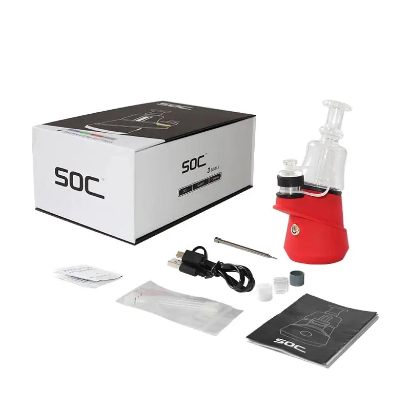Стеклянная бутылка для воды и табака SOC дымовой крем пистолет сухого горения