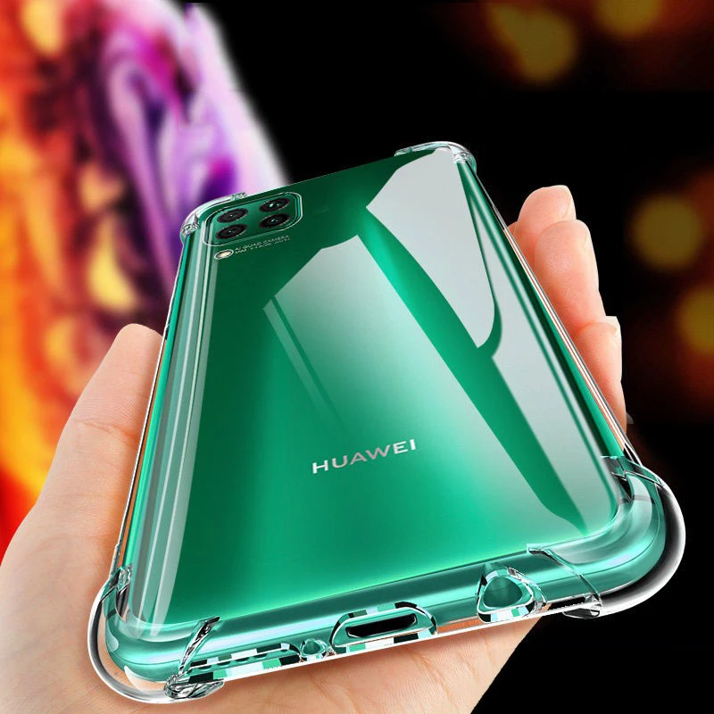 Чехол для huawei Nova 7i чехол с подушкой безопасности супер защита мягкий прозрачный