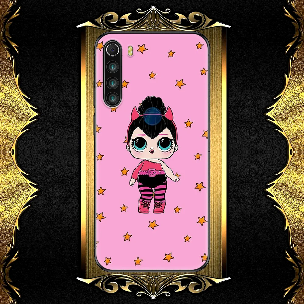 

Lols Surprise Cute Dolls Phone Case Cover Hull For XIAOMI Redmi 8 9 9C Note 6 7 8 9 9S K20 K30 K40 Pro Plus black Etui 3D