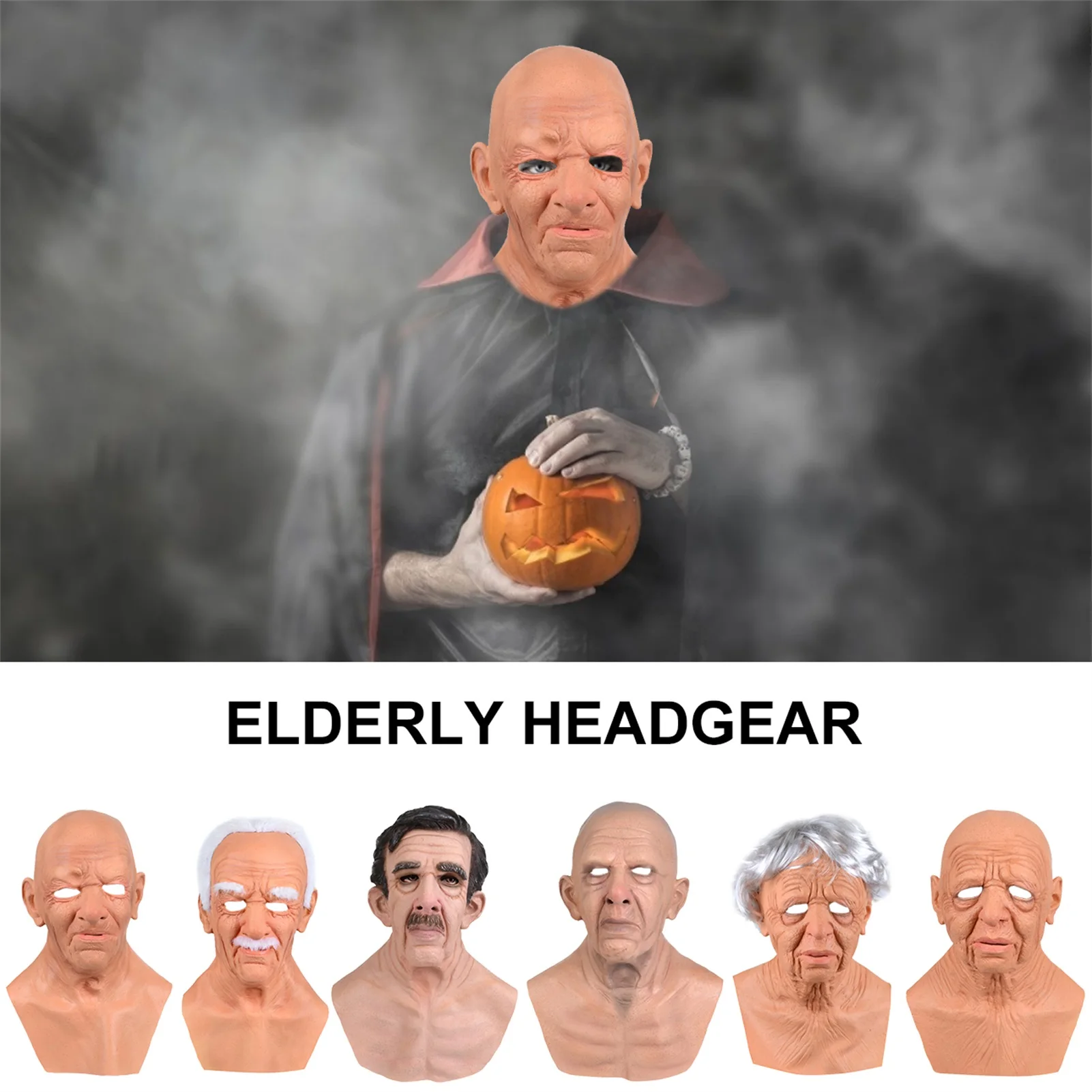 Хэллоуин ужас маска привидения фестиваль зомби страшная на Хеллоуин для Косплэй