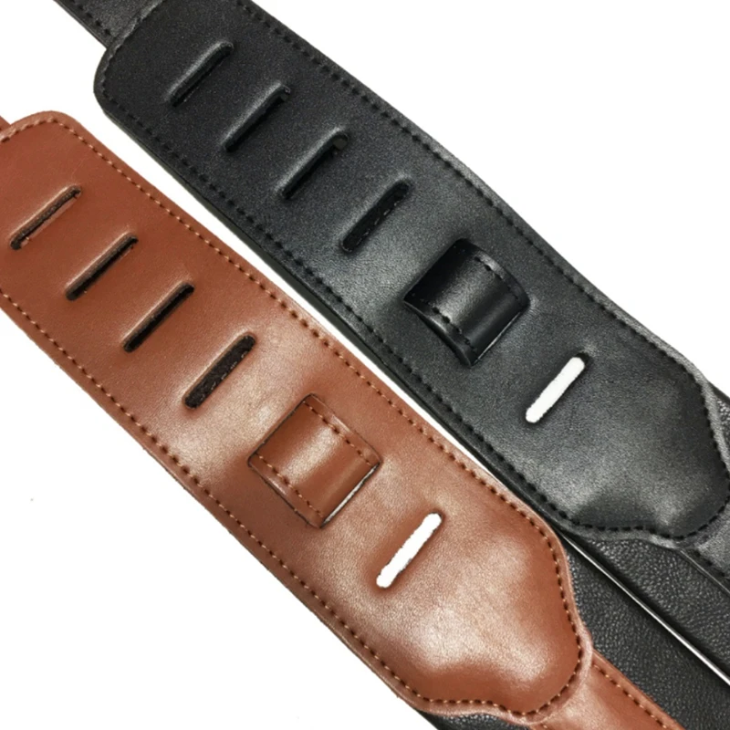 

Guitar Strap Ethnic Style Leather Adjustable Acoustic Electric Belt