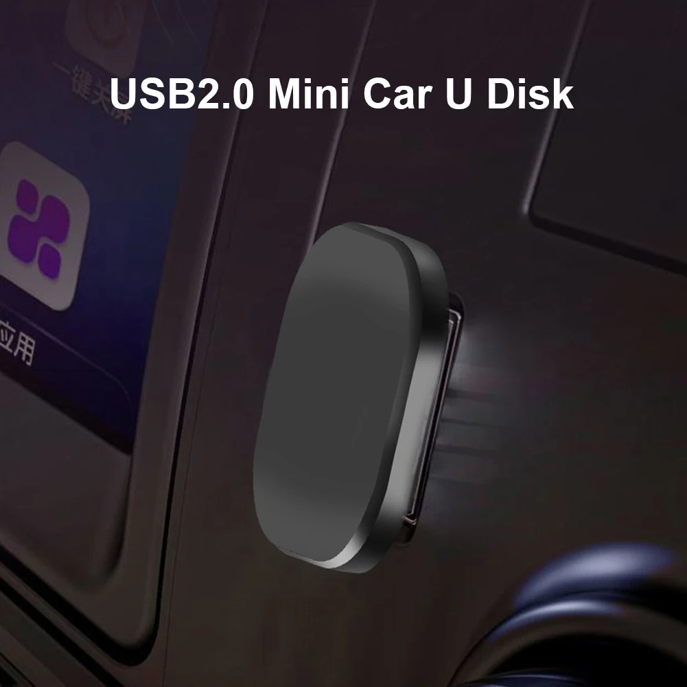 Компактный автомобильный u-диск флеш-накопитель USB 2 0 водонепроницаемый короткий