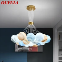 oufula creative pendant lights modern led colorful balloon lamps fixtures for home dining living room