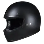 Мотоциклетный шлем на все лицо, Стекловолоконный матовый черный гоночный шлем в горошек