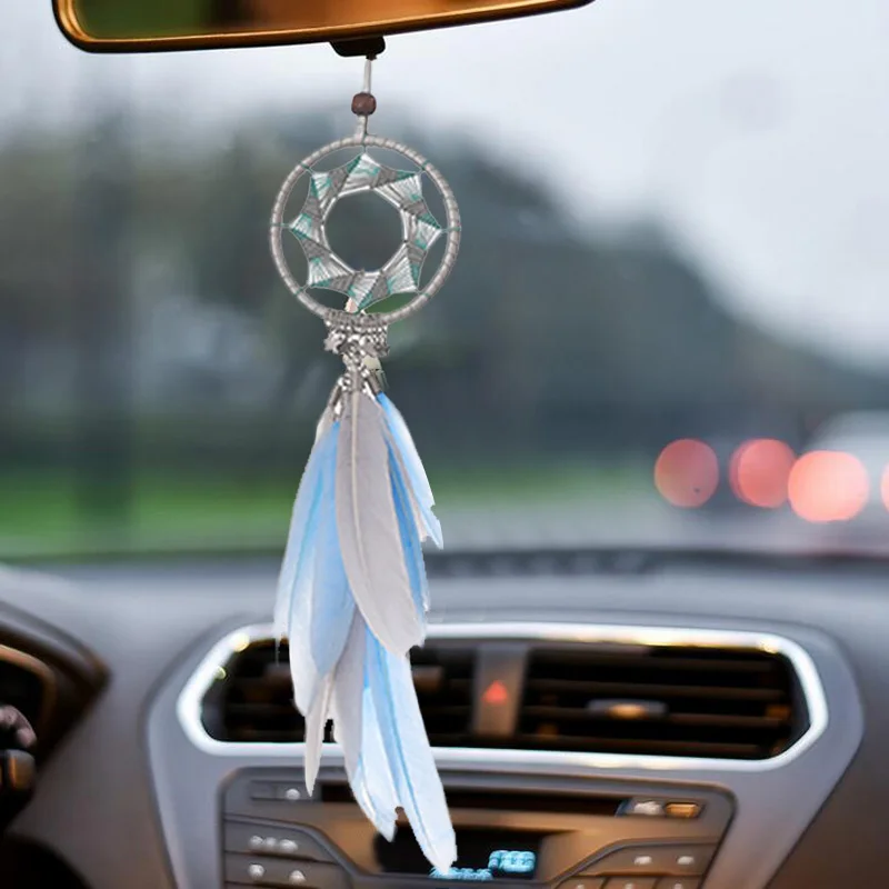

38cm*7cm Car Pendant Rearview 1Pc Accessories Decoration Feather Hanging